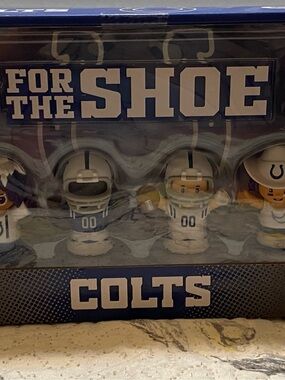 Fisher-Price Colts Blue and White Shoe Charms Set